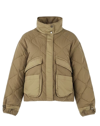 Withblack - WBLVeda Quilted Jakke - Dark Camel